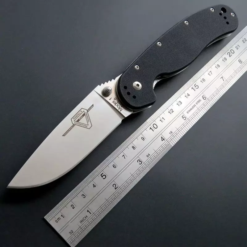 Eafengrow-折りたたみ式スチールナイフ,AUS-8ブレード,ポケットナイフ,g10ハンドル,アウトドアツール,キャンプ,サバイバル