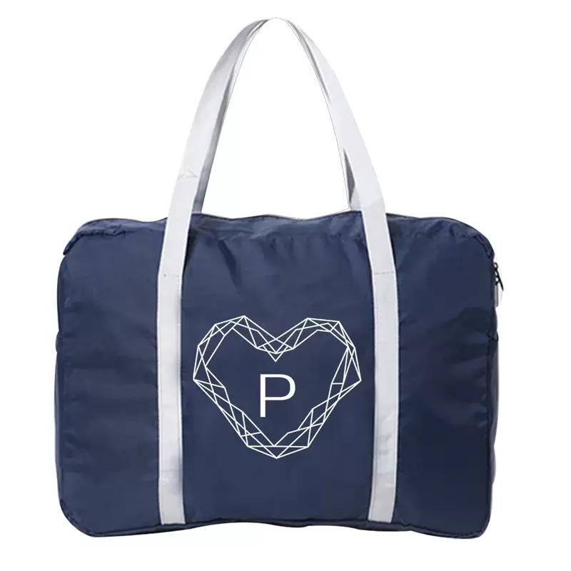 Boston Taschen Reisegepäck tasche faltbare Reisetaschen Nylon Pack wasserdichte Aufbewahrung Kleidung Pack Veranstalter Diamant Drucks erie