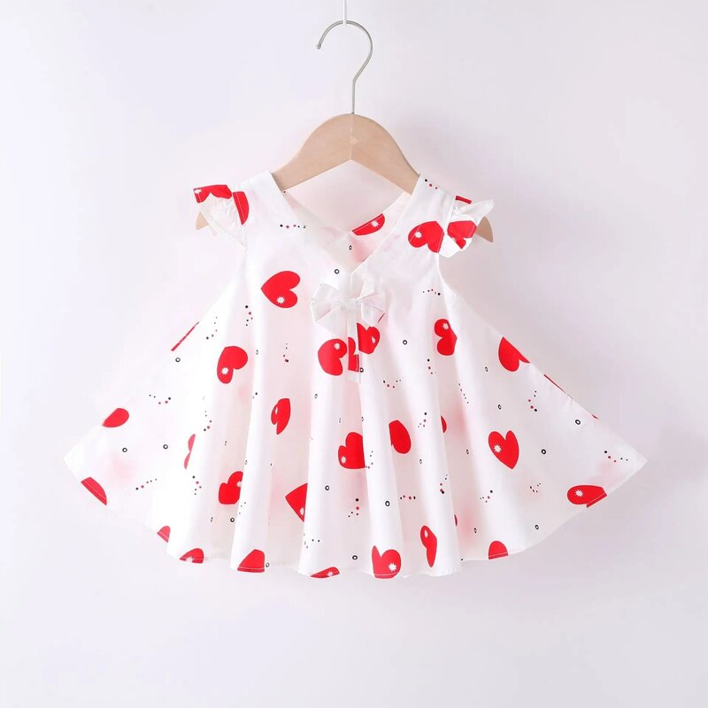 Dress, all cotton, new summer baby princess dress, floral children's clothing