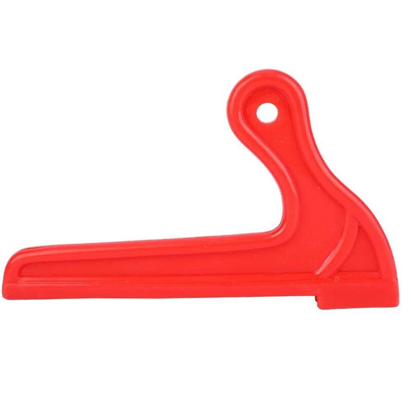 Set di strumenti per bastoncini di spinta in plastica per sega a mano protettiva per la lavorazione del legno di sicurezza da 4 pezzi per carpenteria (rosso)