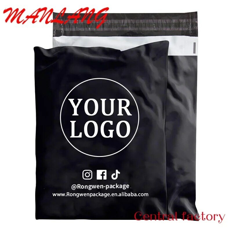 Poly Mailer Plastic Shipping Mailing Bag, rosa Envelopes Polymailer Courier Bag, logotipo personalizado, alta qualidade