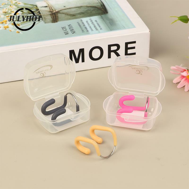 1Pc Diving Equipment Durable Soft Silicone Steel Wire Nose Clip For Swimming Diving Water Sports Swimming Accessories