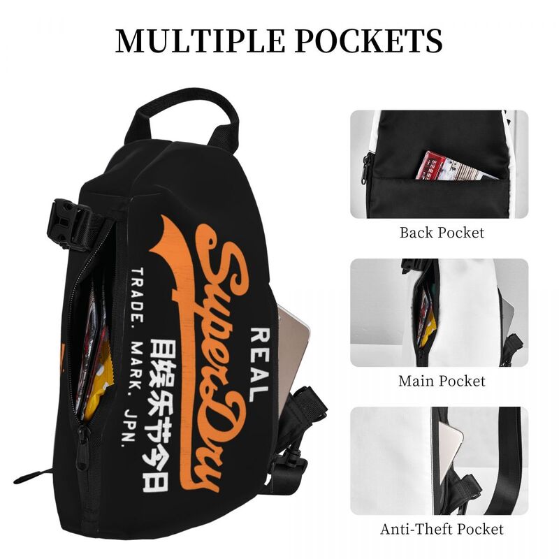Сумка-слинг в стиле Харадзюку, стильная Роскошная нагрудная Сумочка с надписью, рюкзак на плечо для пешего туризма и походов