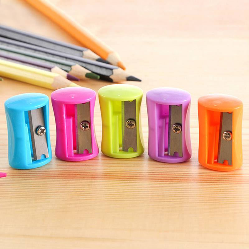 50pcs Creative Waist Design Sharpener Pencil Sharpener Handheld Sharpener Students Stationery Supplies for Kids Children