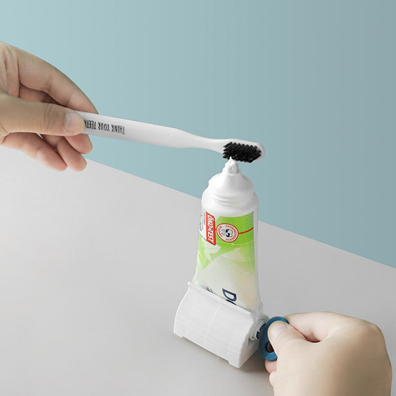 Dispensador de pasta de dientes para el hogar, exprimidor creativo sin residuos, accesorios de baño, soporte para pasta de dientes, organizador de cosméticos para tinte de cabello