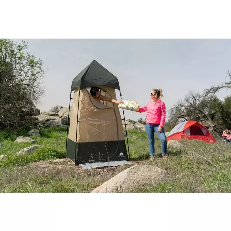 Ozark Trail Green Camping Zelt Reise beleuchtet Dusch zelt ein Raum fracht frei liefert Ausrüstung Strand Natur wanderung