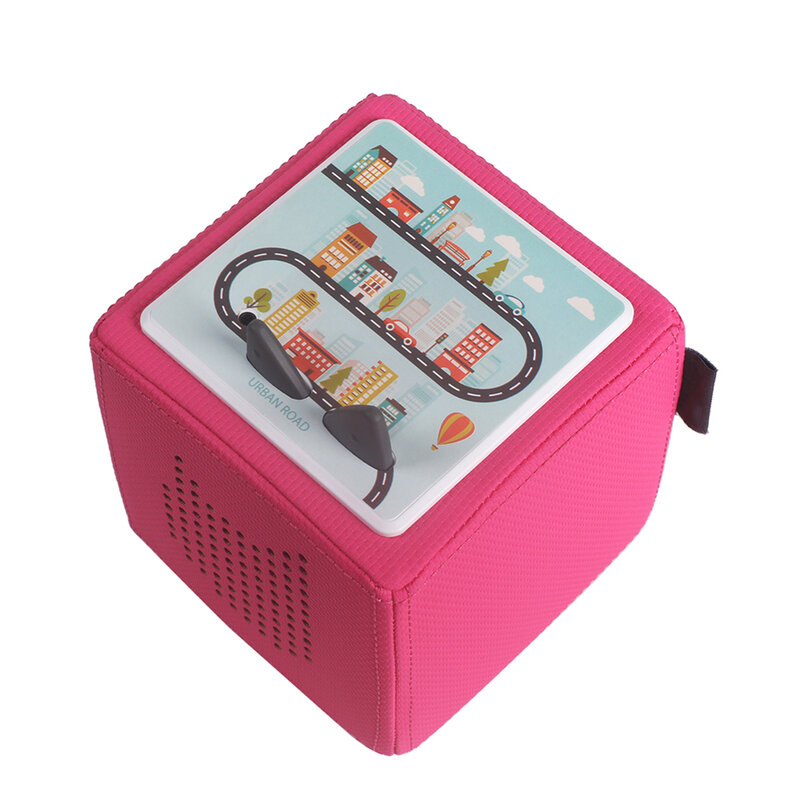 Película protetora adesivo conjunto para toniebox bonito auto-adesivo dos desenhos animados capa protetora perfeitamente adequado acessórios toniebox