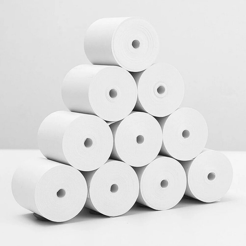 40 Rolls Smooth Papers Till Paper Rolls Thermal Paper Till Rolls for Credit Card Machines