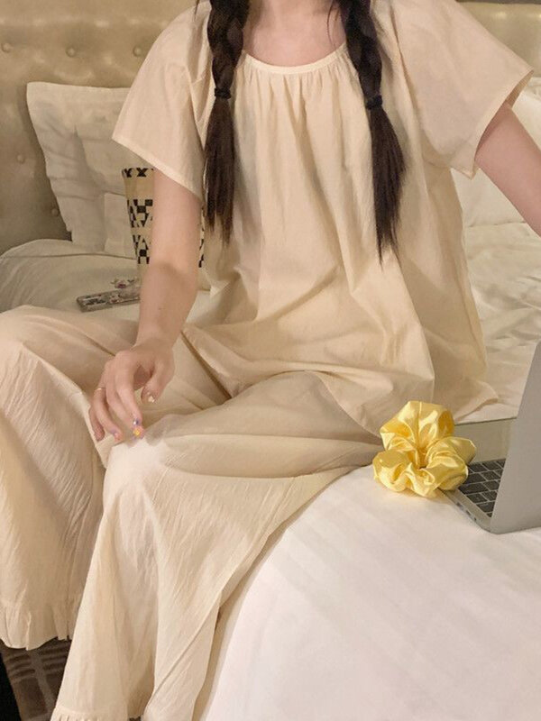 Pyjama setzt Frauen zarte kausale gemütliche minimalist ische Blumen Sommer lose koreanischen Stil täglich neue Home Wear Studenten Design süße Basic