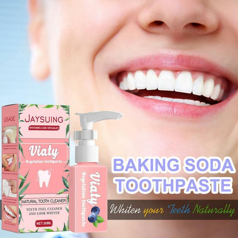 30 مللي معجون أسنان فموي طازج يزيل رائحة الفم يحمي المينا معجون أسنان نظيف للاستخدام المنزلي
