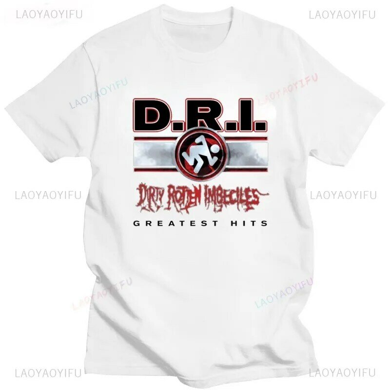 Dirty Rotten Imbeciles D.r.i Thrash Camiseta de manga corta de Metal Unisex, cuello redondo, gráfico, gran oferta, Verano