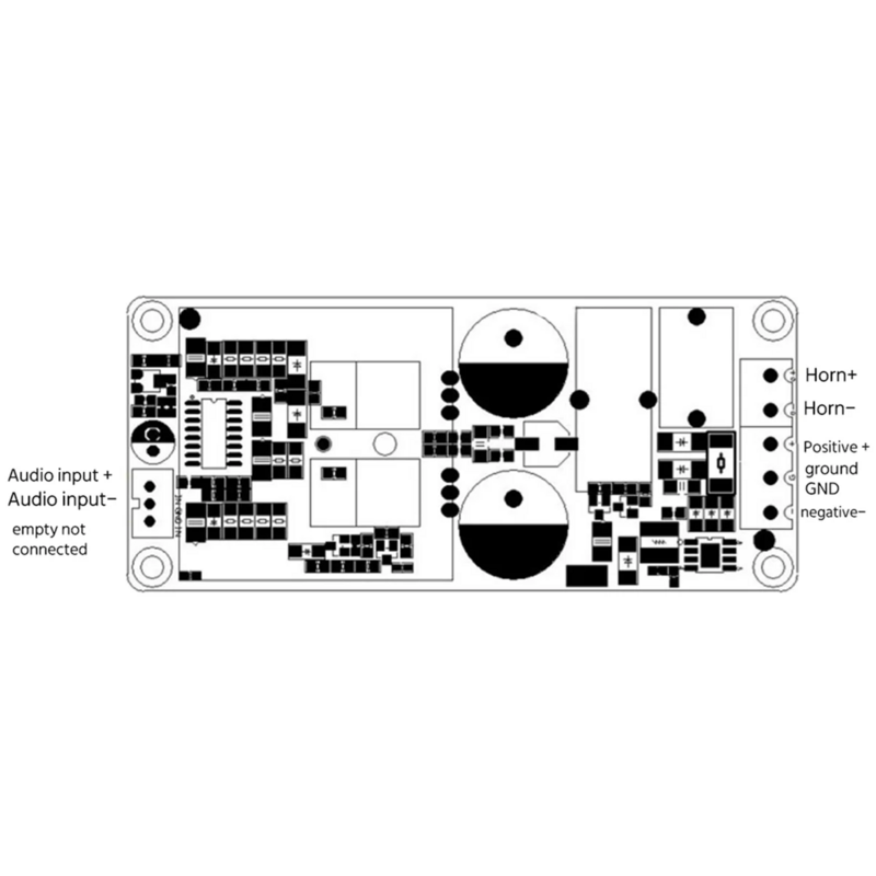 IRS2092 papan Amplifier daya Digital, papan penguat daya panggung kelas D HiFi saluran Mono 500W daya tinggi 2X