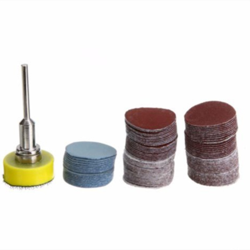 Almofada de disco de lixa para polishing, kit de ferramenta rotativa rotary, acessórios de 1 polegada, 25mm, gri, gripeças