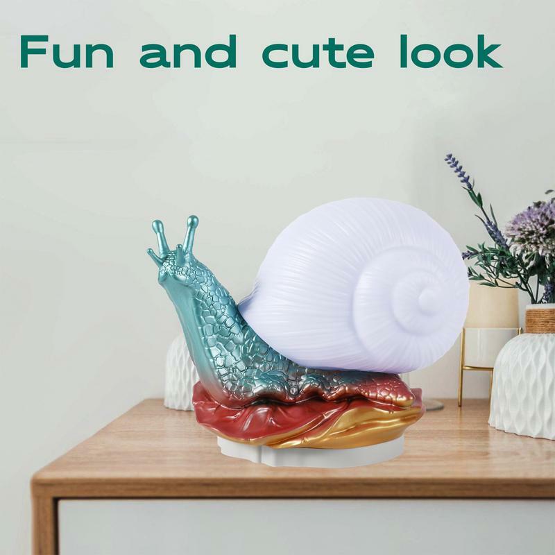 Snail Touch Night Light Cute Animal Lamps Multicolor Dimmable Decorative Snail Touch Night Lights Indoor Cute Animal Lamps