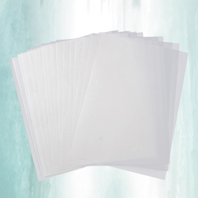 กระดาษร่างสีขาวโปร่งแสง100ชิ้นอัลบั้มวาดภาพวิศวกรรมภาพถ่ายโปร่งแสงสร้างสรรค์