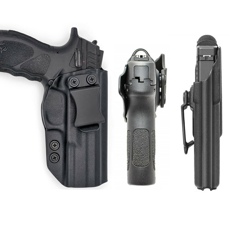 Kydex Sarung Pistol IWB Ikat Pinggang Dalam untuk Walther Pdt Kompak 4 "9Mm. 40 Sabuk Taktis Celana Tersembunyi Bawa Pistol Penyembunyi