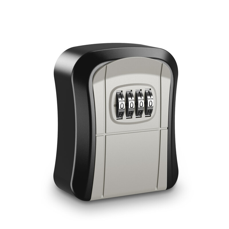 ORIA 벽 장착 암호 키 박스, 비바람에 견디는 보안 키 보관 잠금 상자, 야외 키 안전 잠금 상자