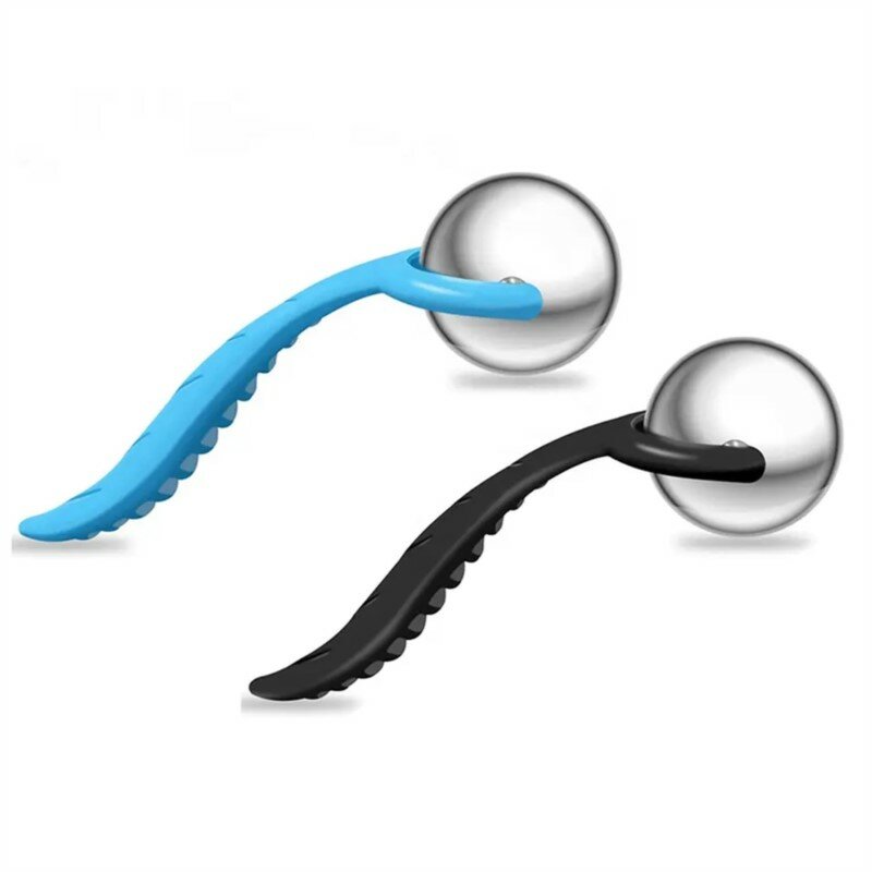 Massage ball roller stainless steel facial ice hockey therapy pain relief facial body massager