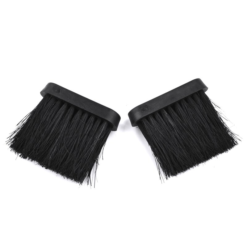 Hearth Brushes Fireplace Brush Home Replacement S/l Set Accessories Black Cleaning Fire Tools Head Oblong Refill