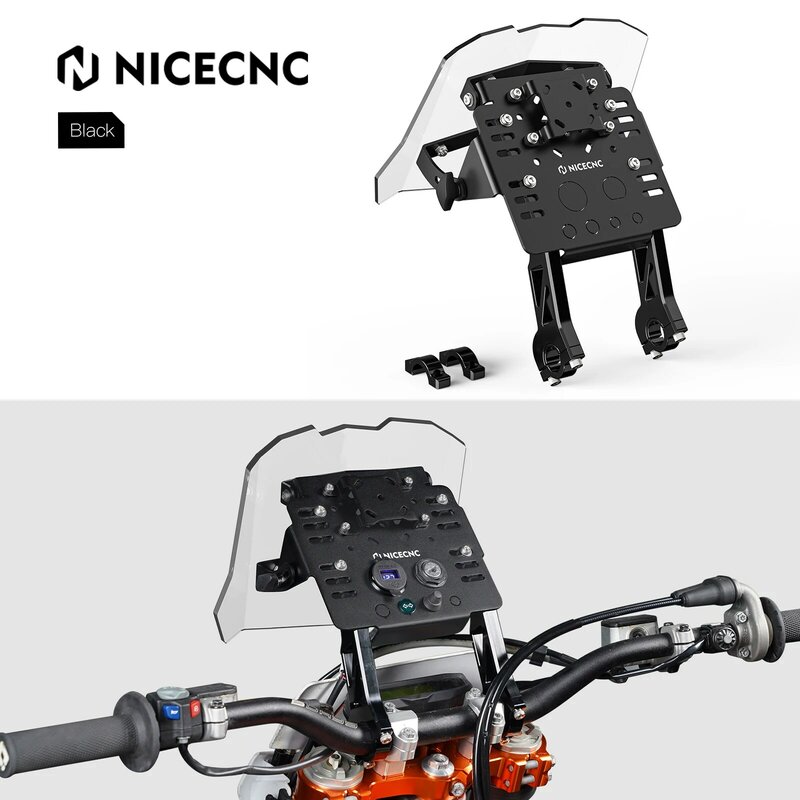 Mini Kit de carenado para motocicleta, soporte de montaje de guía de carretera, navegación GPS, para KTM 690 Enduro /R SMC SMCR Husqvarna 701 Enduro Supermoto