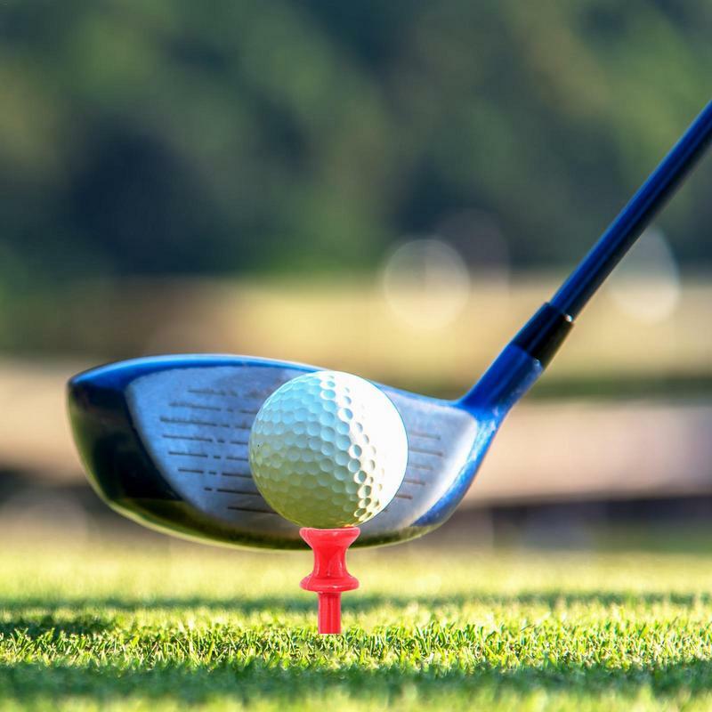 Castle Golf Tees 10 stücke unzerbrechliche Golf Tees Set Praxis Golf Tees Golf Zubehör für Golfer verbessert Golf Training hilft