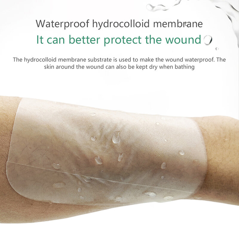 Medicazione adesiva idrocolloide Ultra sottile medicazione per ferite tampone trasparente curativo sottile utili toppe impermeabili traspiranti