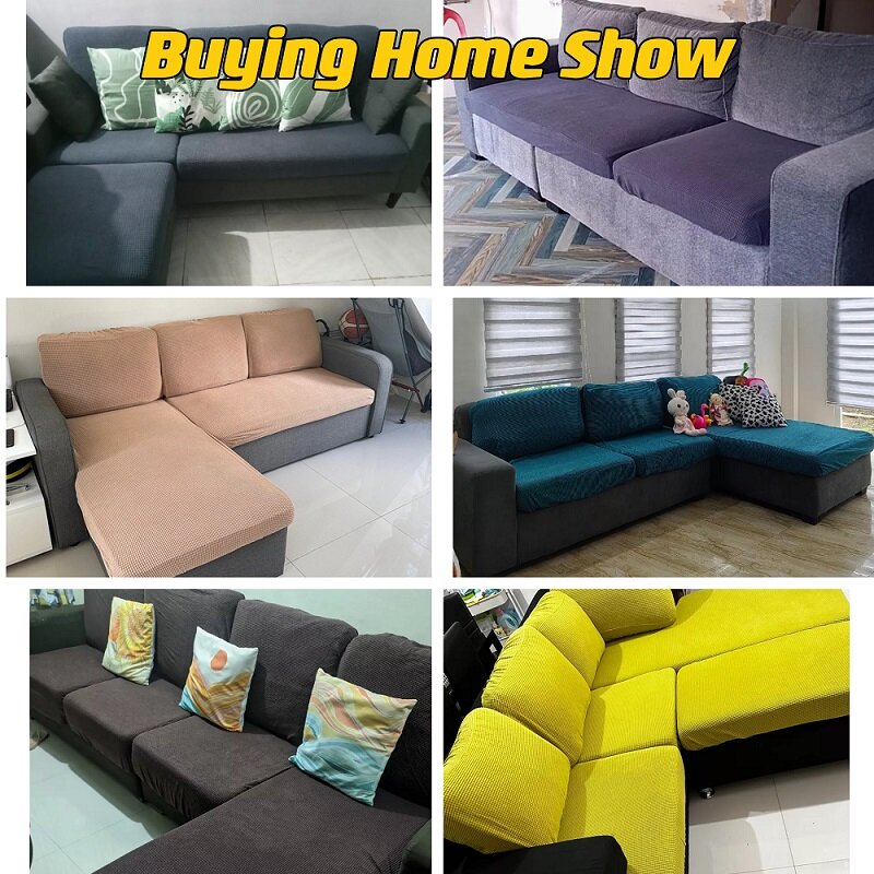 Sarung Sofa elastis tebal warna polos 1 buah, pelindung Sofa ruang tamu, bisa dicuci, sarung bantal kursi