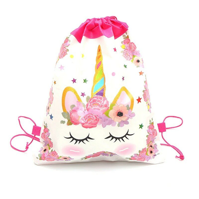 Мультяшная сумка на шнурке для девочек, дорожная сумка для хранения, Мультяшные школьные рюкзаки, детский день рождения, конфетные сумочки, органайзеры