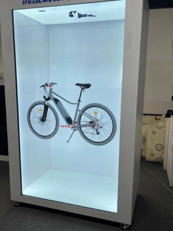 Painel de exposição do tela táctil do LCD, 65 ", 75", 85 ", 95", exposições digitais interativas, caixa do holograma 3D, projeção