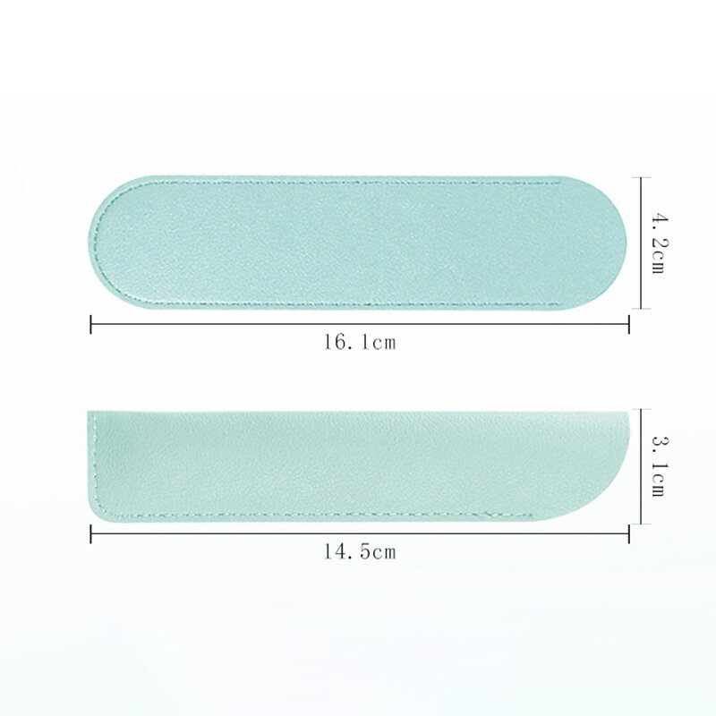 Hitam persegi panjang Multi Warna multi-gaya dapat tetap LOGO perusahaan Pu kulit pena pulpen penutup grosir