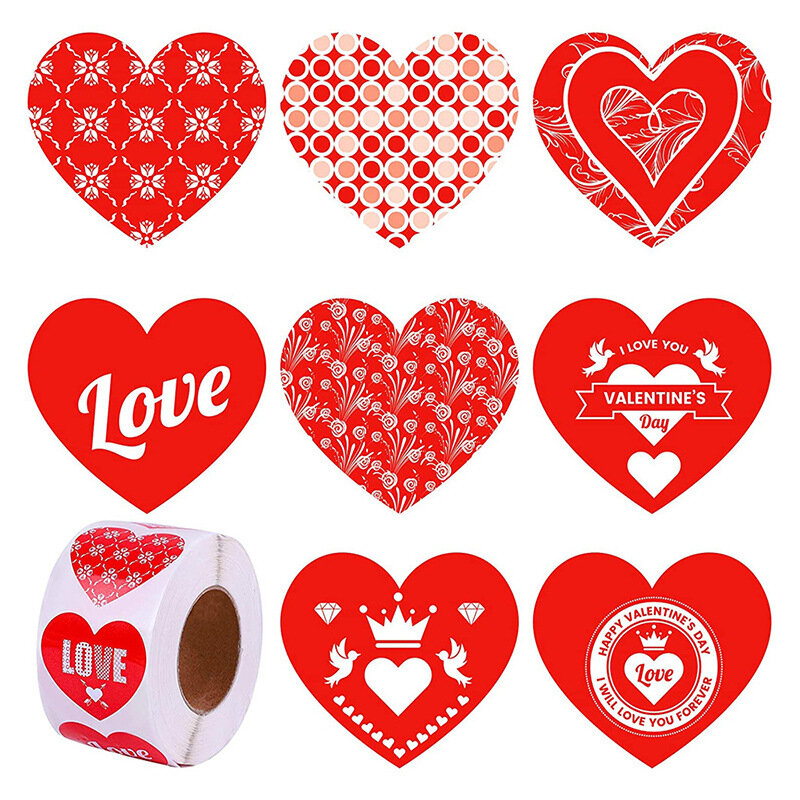 Liebe Valentinstag Aufkleber Versiegelung paste 8 Muster Geschenk Dekoration Klebe etikett