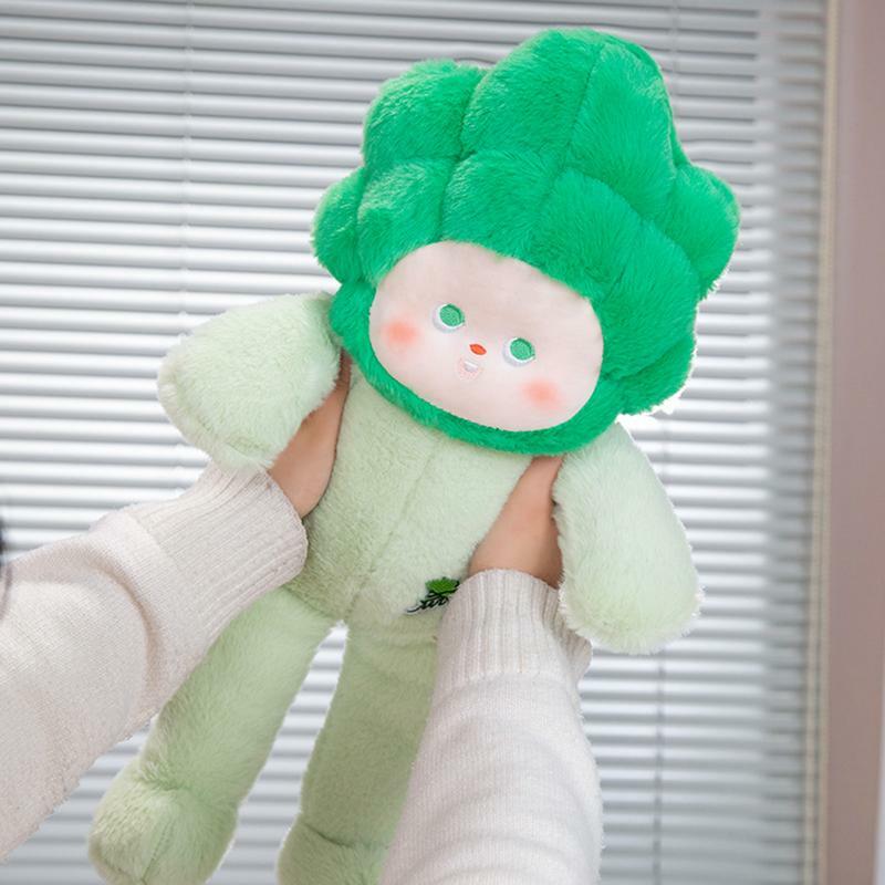 Carrot Stuffed Animal Soft Vegetable Plush Cartoon Stuffed Toys Huggable Stuffed Dolls Multifunctional Comfortable Vegetable Toy