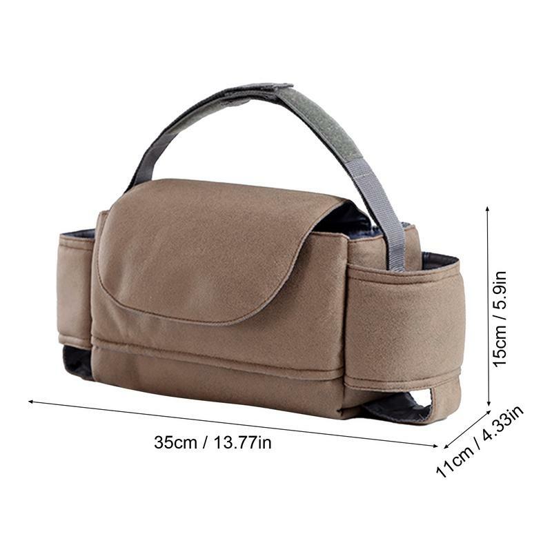 Stroller Organizer Compartmented Stroller Nursing Bag With Anti-Slip Straps Stroller Accessories For Cell Phones Diapers Nursing