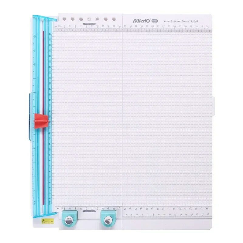 KW-TRIO 7-in-1 Paper Trimmer DIY Ledger Scoreboard Craft Paper Cutter Multifunctional Cutting Mat Office Supplies Stationary