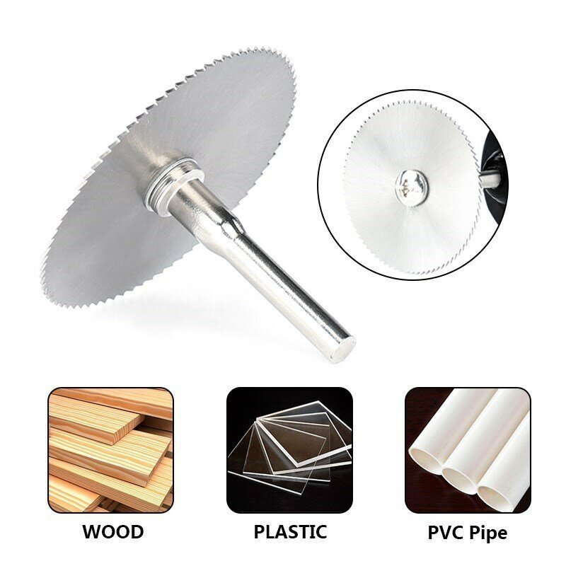 Пильный диск XCAN 22-65 мм, мини-диск для циркулярной пилы, подходит для вращающихся инструментов Dremel, режущий диск из быстрорежущей стали для дерева, ПВХ, пластика