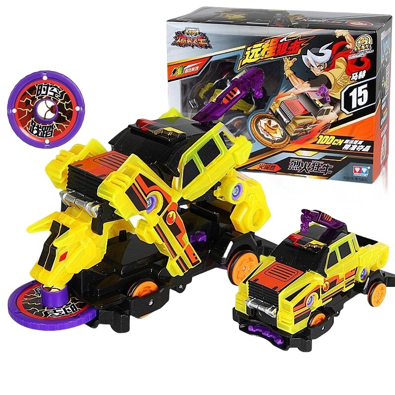 Screechers-figuras de acción de ataque de bestia para niños, juguete infantil de transformación, coche de juguete, velocidad de explosión salvaje, 1 ud.