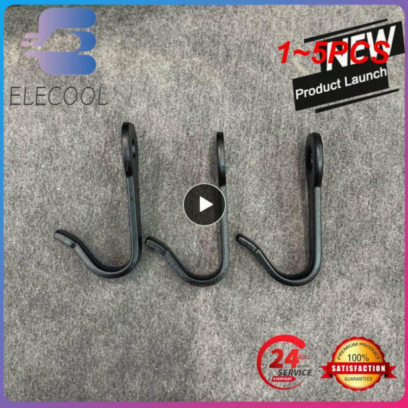 1~5PCS Reusable Vintage Clothes Hook Four Styles Black Iron Hooks Aesthetically Pleasing Hats Hooks Coat And Hat Hook Iron Home