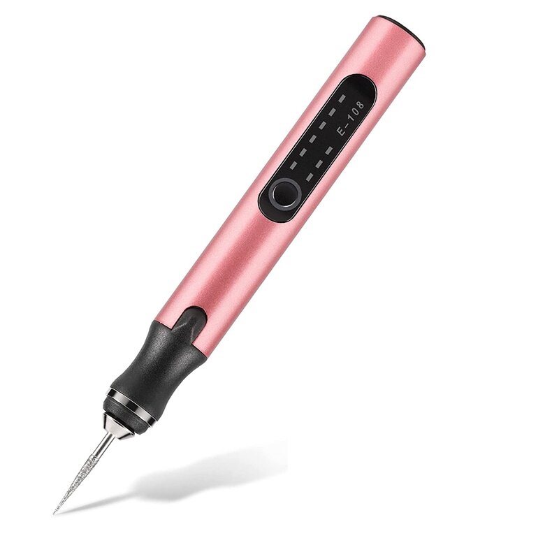 Electric Engraving Pen Kit With 35 Bits, USB Rechargeable Etch Engraving Tool With 16 Templates, DIY Cordless Engraver