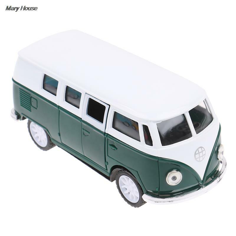 1:32 Bus Alloy Diecasts Toy Pull Back Car Models Metal Vehicles Classical Buses Pull Back Collectable Toys For Children Gifts