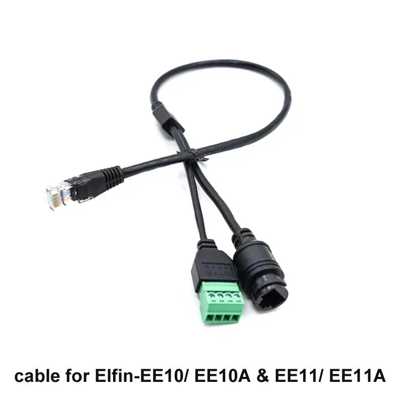 Adaptador de transferencia, portador de Cable de conversión para Elfin-EW10A, EW11A, Elfin-EE10A, EE11A, RJ45, RS232, interfaz RS485