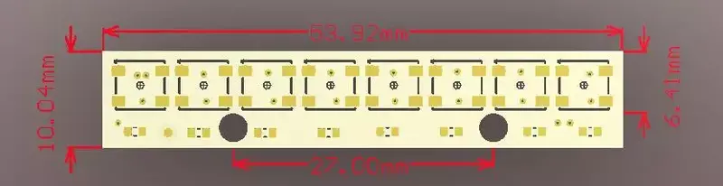 Módulo de Panel de lámpara LED WS2812 5050 RGB, DC5V, 8 bits, controlador a todo Color incorporado, módulo de luz de Color para decoración de sala de estar y dormitorio