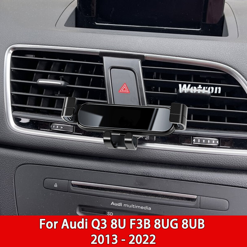 Uchwyt samochodowy na telefon komórkowy uchwyt na odpowietrznik GPS specjalny uchwyt na nawigację uchwyt do Audi Q3 8U F3B 8UG 8UB 2013-2022 akcesoria
