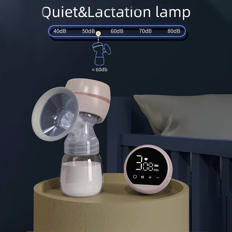All-in-one Breast Pump Portable Electric Breast Pump Ultra-Quiet Anti-backflow Rechargeable Postpartum Massage Breastfeed Pump