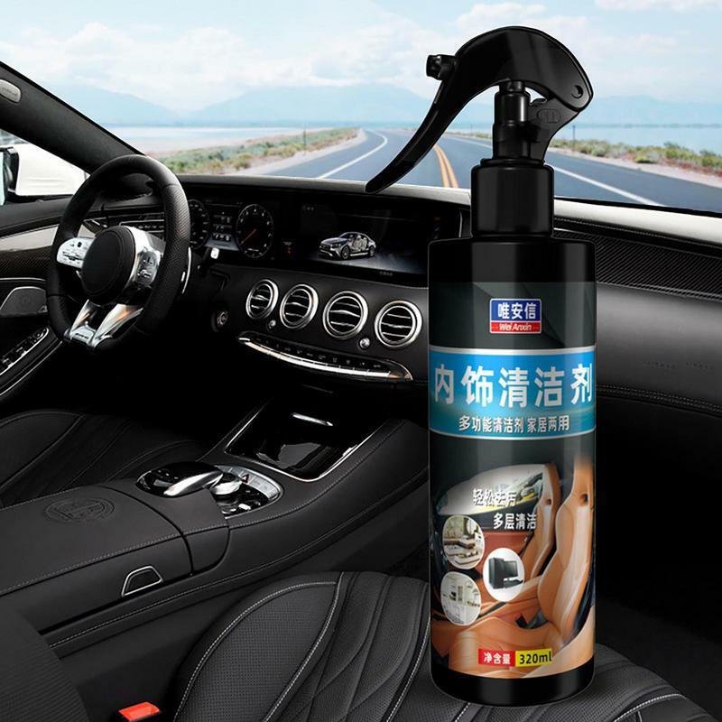 Limpiador Interior de coche, acondicionador de cuero, ingredientes vegetales naturales en emulsión delicada, buena limpieza
