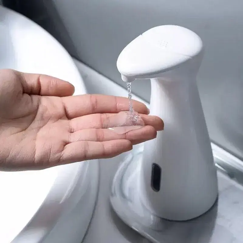 Dozownik mydła 200ml Automatyczny wykrywający inteligentny dozownik płynu do mycia rąk Artykuły kuchenne Akcesoria łazienkowe do użytku domowego