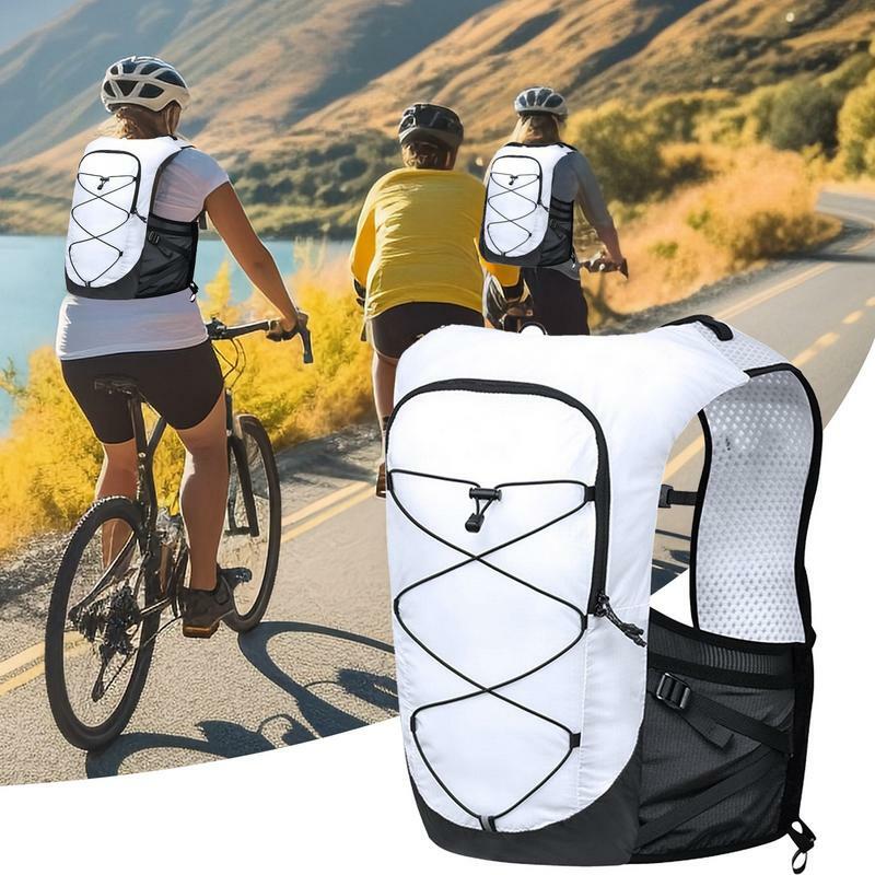 Tas punggung lari luar ruangan wanita, tas punggung ringan untuk olahraga, bersepeda, Hiking, maraton