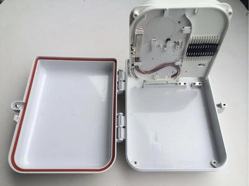 Fibra óptica Splice Box com adaptador e Pigtail, 16 Core, FTTH, Terminal de fibra óptica ao ar livre