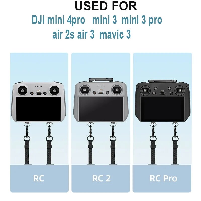 Шейный шнурок для DJI Mini 4 pro RC 2, ремешок для дистанционного управления, шейный шнурок с винтами, подвесной аксессуар для DJI Mini 4 PRO DJI RC 2