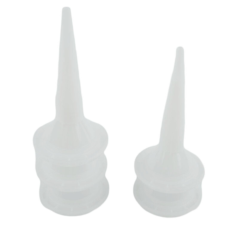 Boquilla de calafateo para pegamento estructural, boquilla de plástico Universal para pegamento de alta calidad, 5 piezas