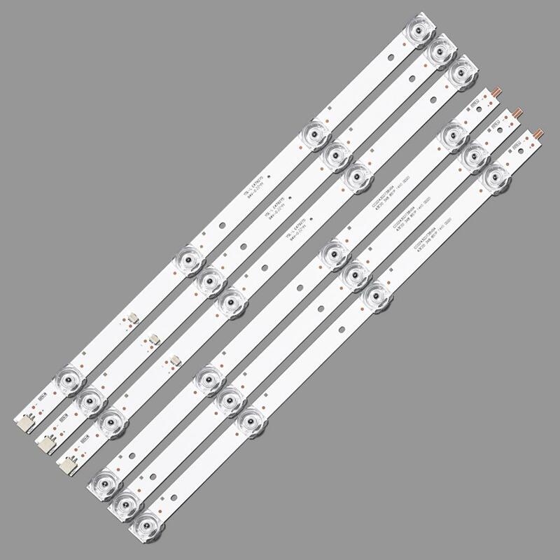 New 3PCS/set LED Backlight strip 8 Lamp CC02430D738V04 43E20 3X8 8S1P 1410 0D20 for 43LST5970 F43E8000Q PT430CT02-1 ELED46-88